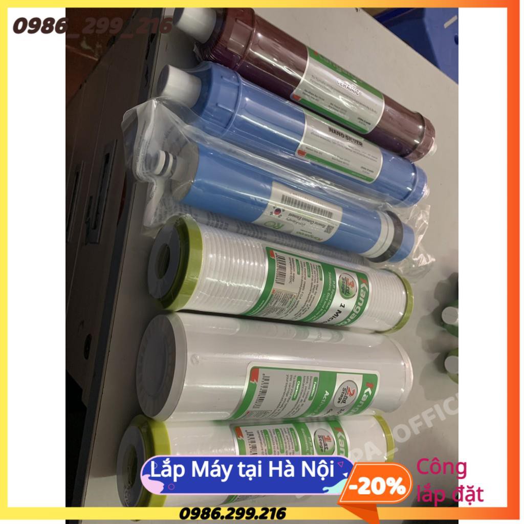 ComboBộ 6 Lõi Lọc 1,2,3,4,5,6 Kangaroo Chính Hãng♥️ Màng Ro Kangaroo