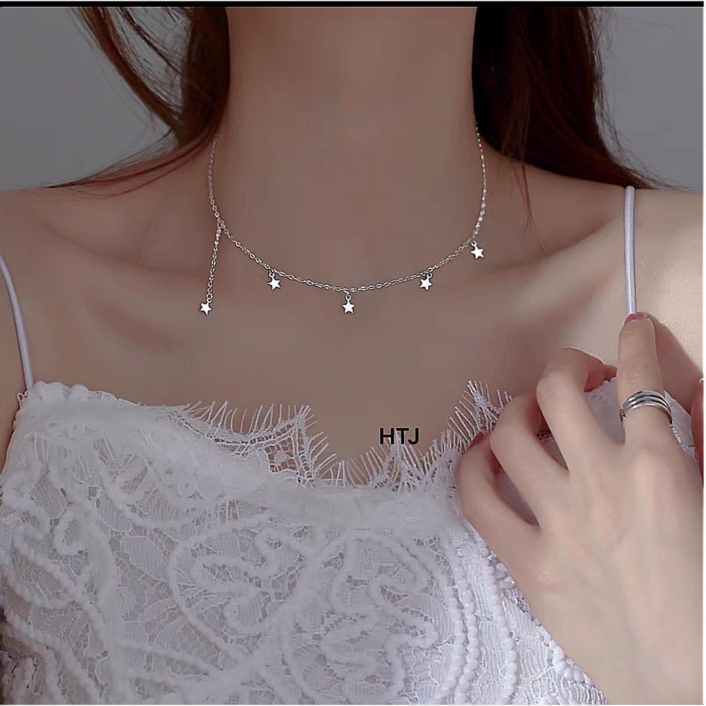 DÂY CHUYỀN NỮ DÂY CHUYỀN NGÔI SAO ĐEO SÁT CỔ