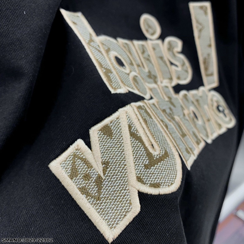 Áo Phông Nam  Vân Hoa Chữ thêu Cực Đẹp