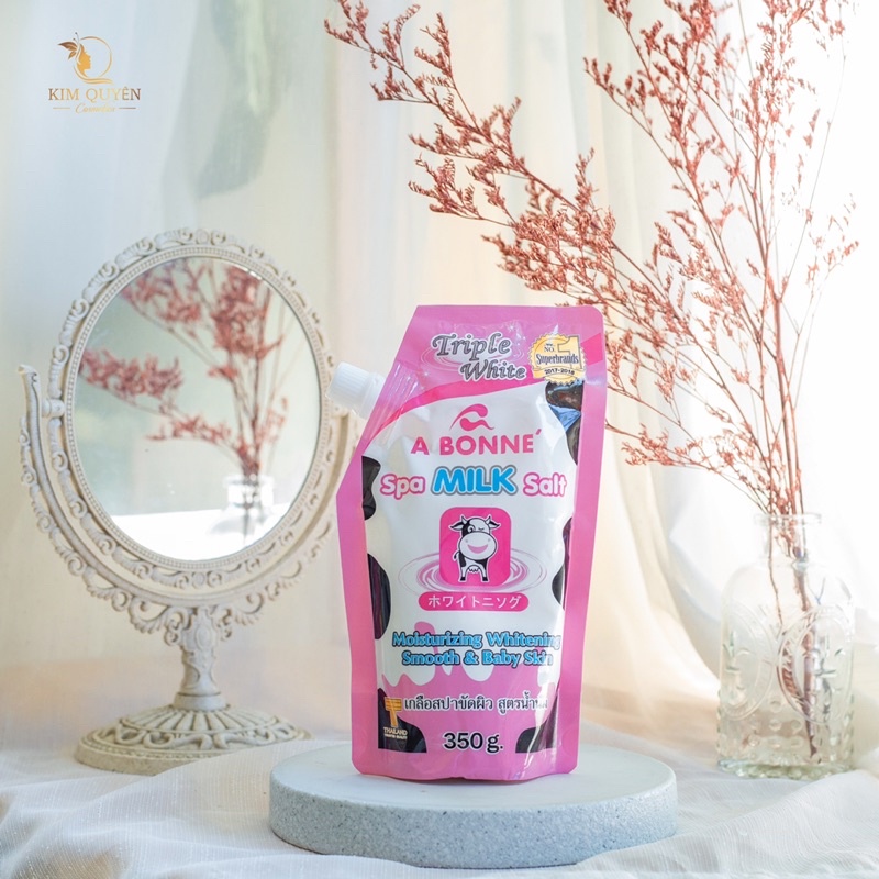 Muối Tắm Sữa Bò Tẩy Tế Bào Chết A Bonne Spa Milk Salt Thái Lan 350gr