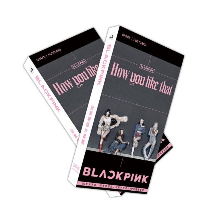 Hộp ảnh bưu thiếp postcard Blackpink How you like that