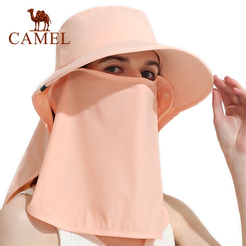 Mũ tai bèo CAMEL chống nắng bảo vệ toàn diện cổ tròn cho hoạt động ngoàI trờI
