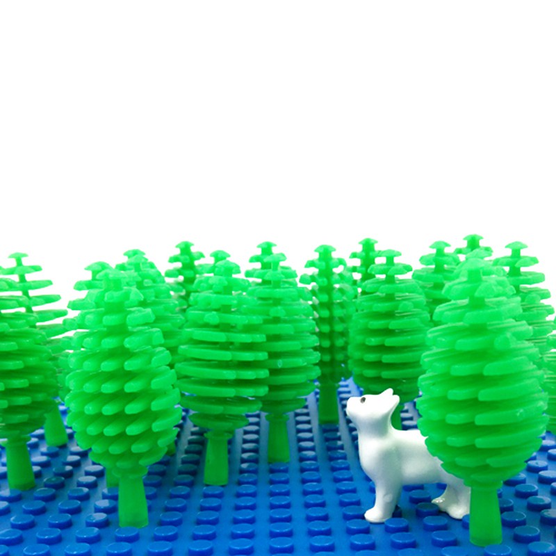 [FunBrick] 20PCS Plants Trees Flowers Grass——B MOC Assembly Building Blocks Compatible Lego DIY Kids Construction Classic Toys Gifts Education Early Learning Hobbies Collection Game Puzzles