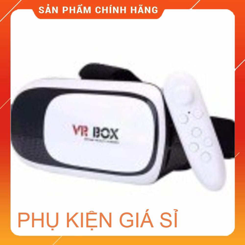 ĐỘC QUYỀN Kính thực tế ảo VR Box phiên bản 2 (Trắng) + Tặng 1 tay cầm chơi game bluetooth