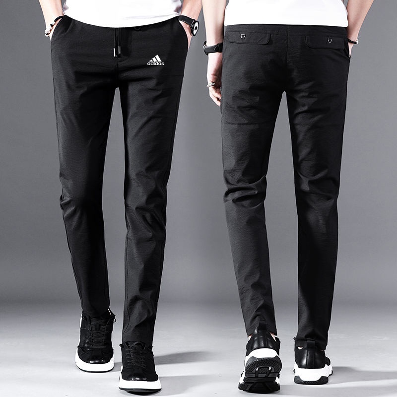 Quần dài thể thao Adidas vải cotton co giãn thời trang mùa hè size 28-38 cho nam