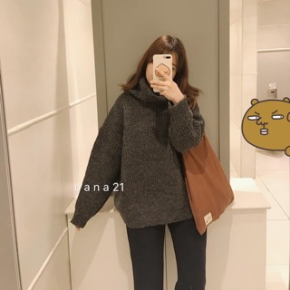 Áo len cổ lọ