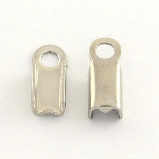 < FOLDING CRIMP > Không rỉ sét- Không chứa Cadmium/ Lead/ Zinc/Nickel Phụ kiện trang sức handmade móc kẹp dây