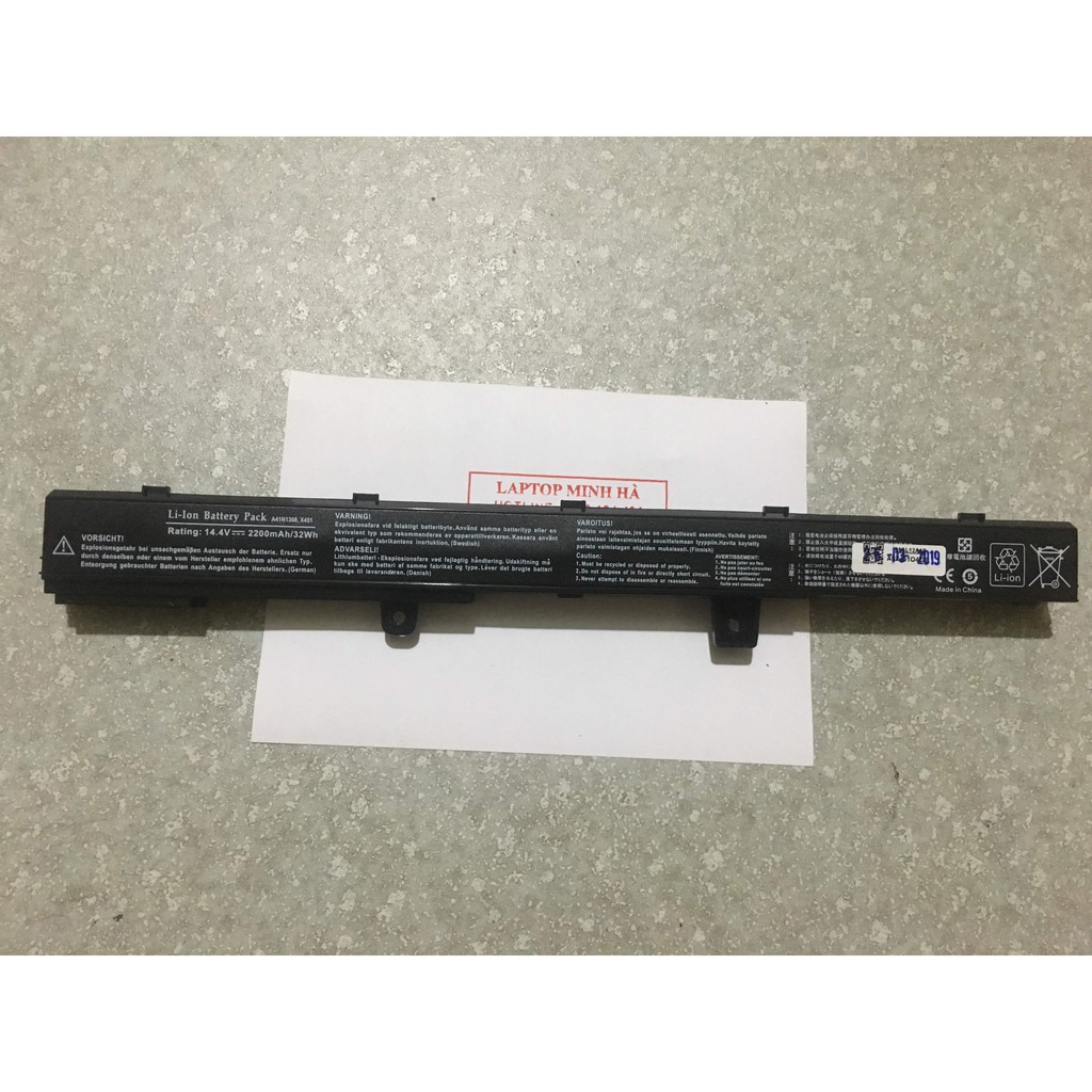 [Mã ELFLASH5 giảm 20K đơn 50K] Pin Laptop ASUS A31N1319 Dùng cho các mã X451 X551 X451C X551C X451CA X551CA A41N1308