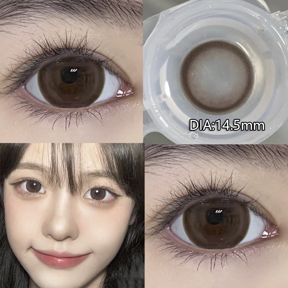 Set 2 Kính Áp Tròng 14.5MM  Mắt Tự Nhiên Thoải Mái 40%