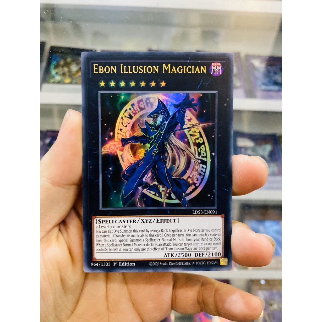 Thẻ Bài YugiOh! Mã LDS3-EN091 - Ebon Illusion Magician - Ultra Rare - 1st Edition