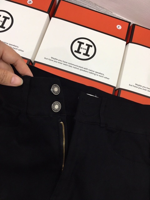 Quần skinny giấy 2 cúc kèm hộp | BigBuy360 - bigbuy360.vn