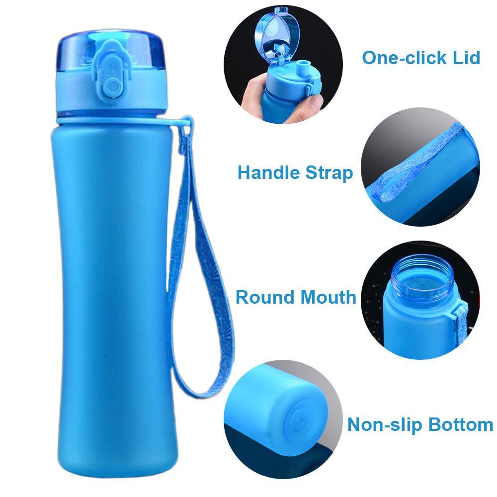 PISTA Bình Đựng Nước 500ML Không Chứa BPA Chống Rò Rỉ Có Dây Đeo Tiện Dụng Cho Bé