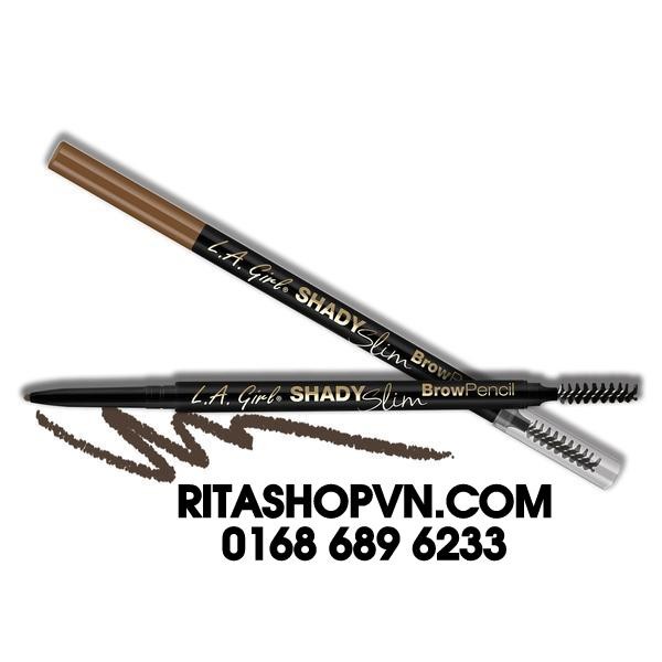 Chì kẻ chân mày siêu mảnh LA Girl Slim Shady Brow Pencil