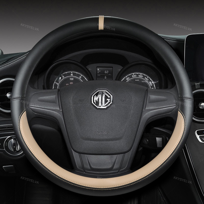 Bao Da PU Bọc Vô Lăng Xe Hơi Chống Trượt Có 10 Màu Cho MG HS ZS EV MG3 3SW MG5 MG6 MG7 ZR EHS EZS GT