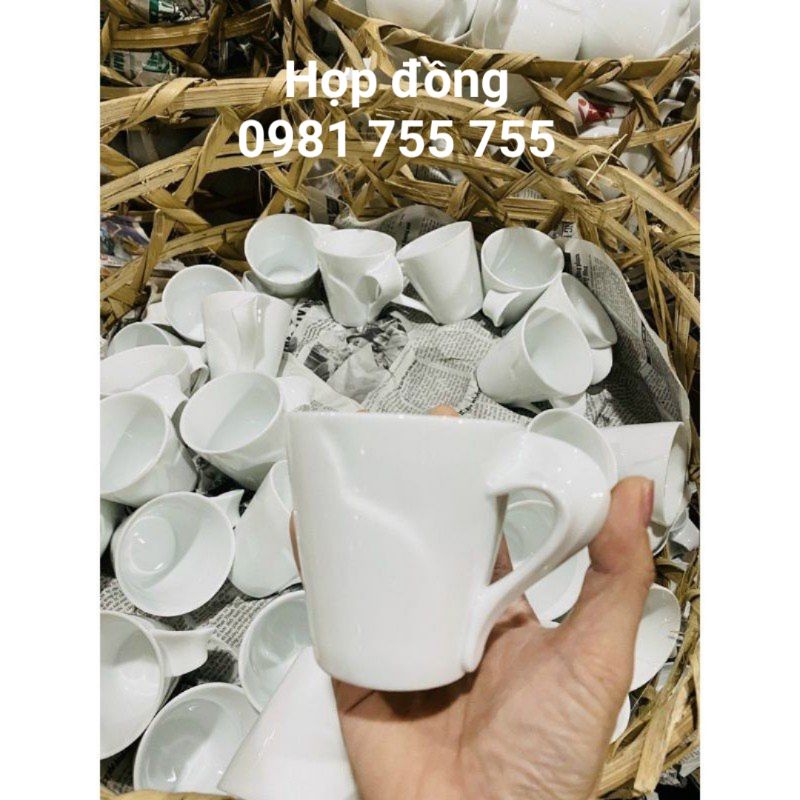 Ly Sứ uống nước 200ml,cốc uống trà,cafe  Gốm sứ Bát Tràng Cao Cấp