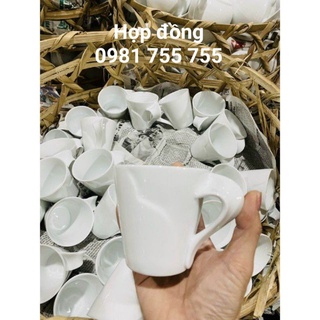 Ly Sứ uống nước 200ml,cốc uống trà,cafe Gốm sứ Bát Tràng Cao Cấp