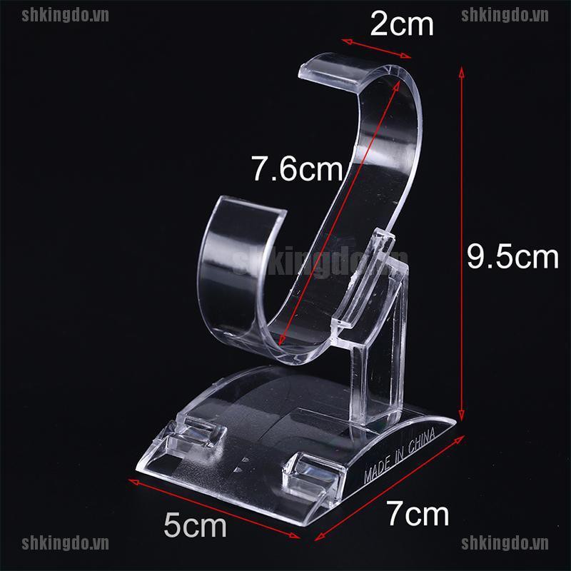 Giá đỡ đồng hồ bằng nhựa trong suốt trưng bày tiện dụng