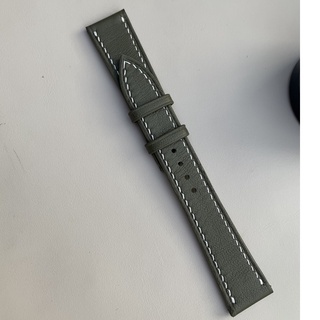 Dây da đồng hồ hangmade Da swift xanh lá chuối
