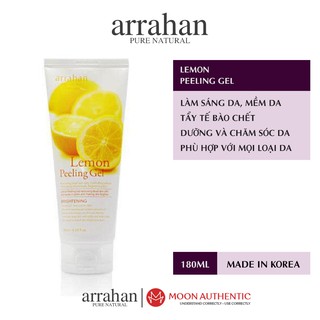 Tẩy Da Chết Chiết Xuất Chanh Vàng ARRAHAN Hàn Quốc 180ml