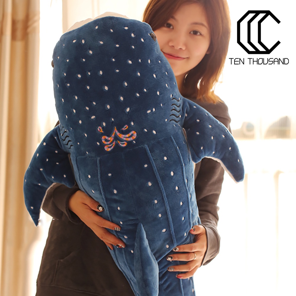 Thú nhồi bông hình cá mập/cá voi dễ thương cho bé