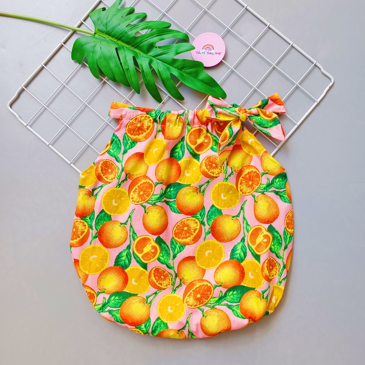 Body liền thân 2 dây mùa hè cho bé sơ sinh 3-12kg