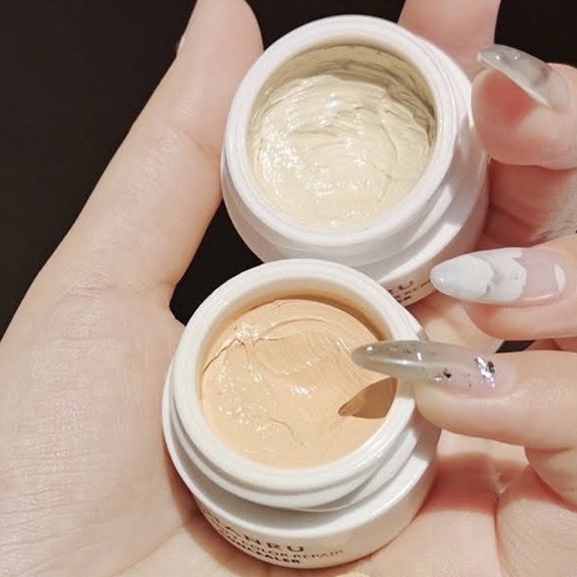 Hũ kem che khuyết điểm đủ tone màu  Sáng -trắng nhất  Trung bình- màu da vàng  Tối lạnh- màu da tái