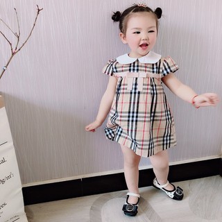 Váy kẻ bbr bé gái