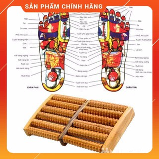 [ Giá tại kho ] Dụng cụ massage bàn chân 6 thanh bằng gỗ