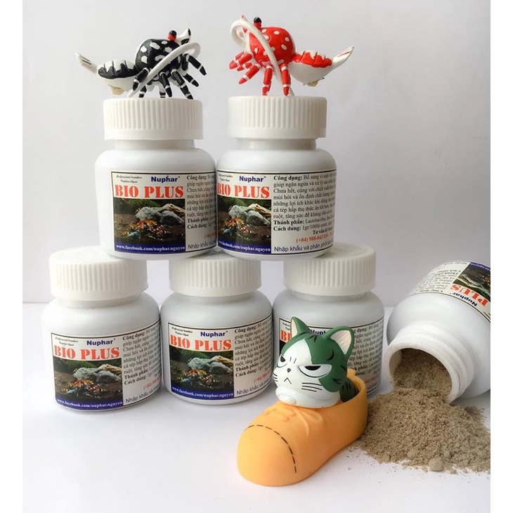 BIO PLUS NUPHAR - Men Tiêu Hoá Khử Độc Dành Cho Cá, Tép