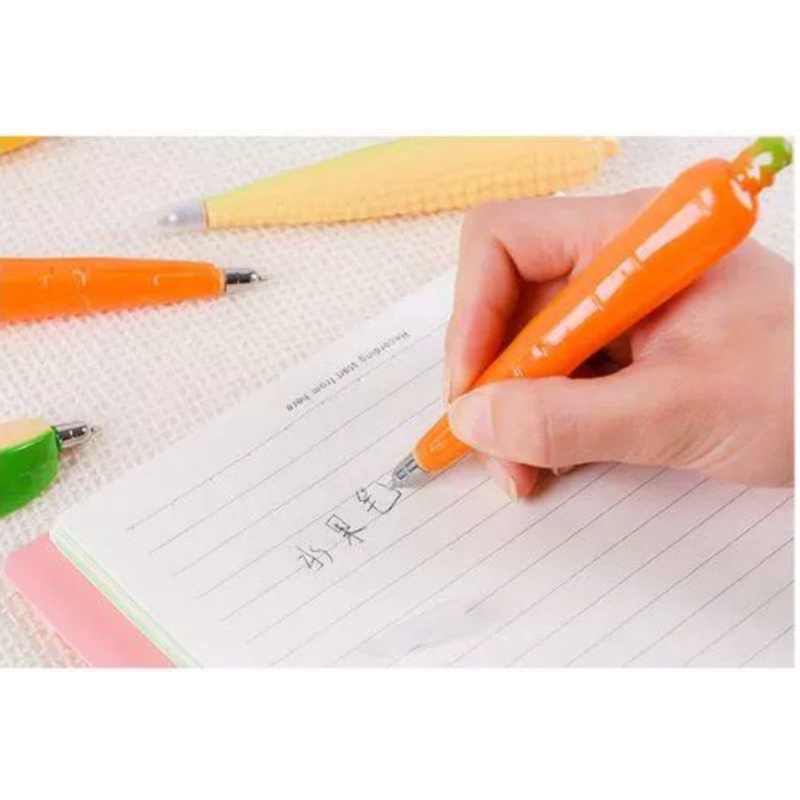 Bút bi hình trái cây, rau củ có nam châm hít tủ lạnh, chơi đồ hàng