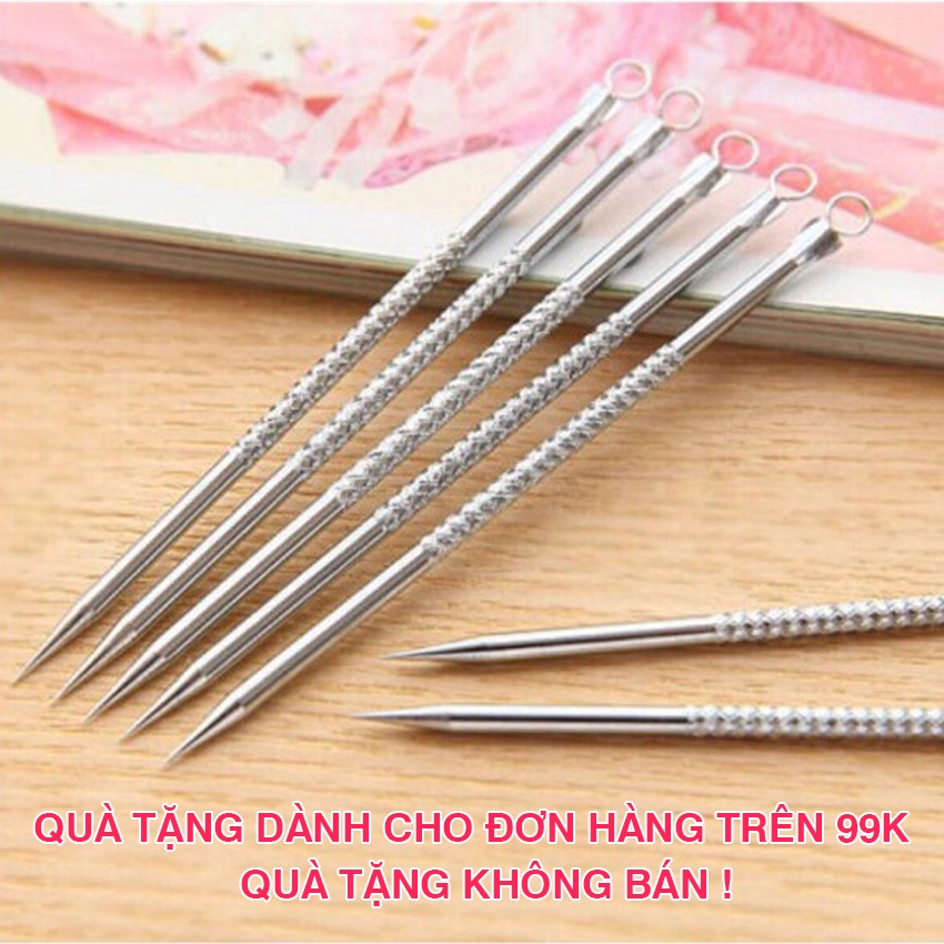 Quà tặng kim nặn mụn 2 đầu thép không gỉ Loại 1 QT01 ( hàng tặng không bán )