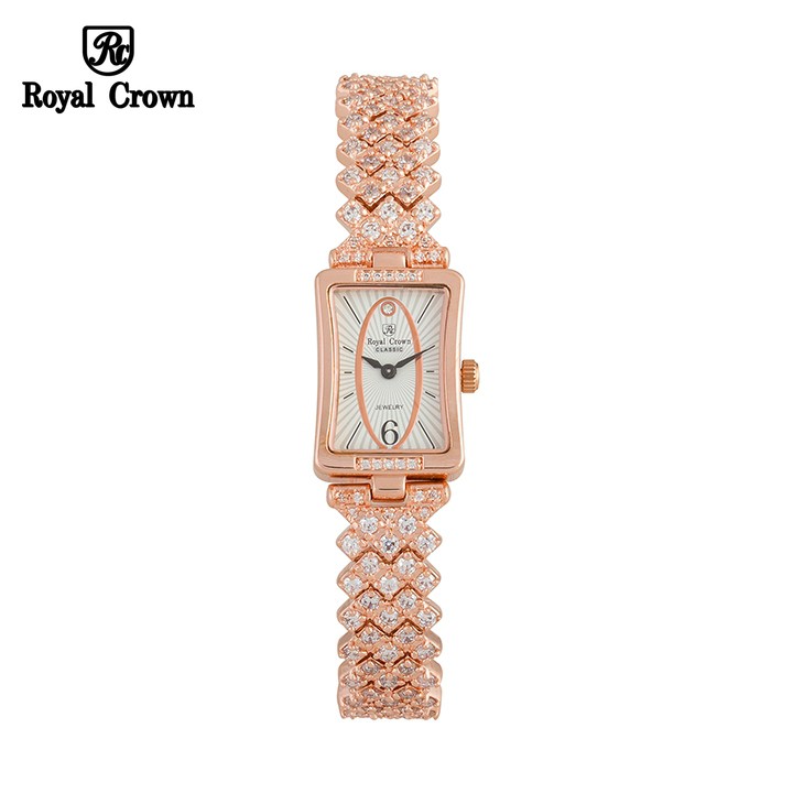 Đồng Hồ Nữ Chính Hãng Royal Crown 2603 Jewerry Rose Gold