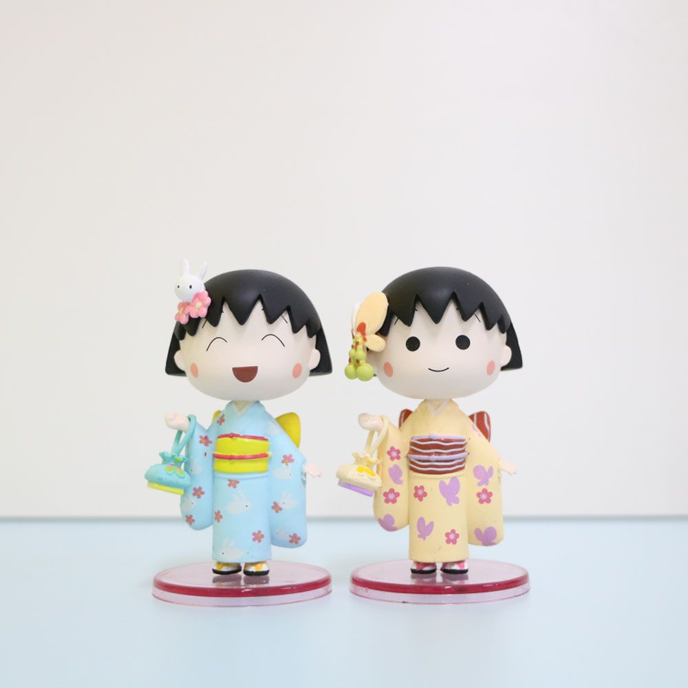 Set 6 mô hình nhân vật Chibi Maruko đáng yêu