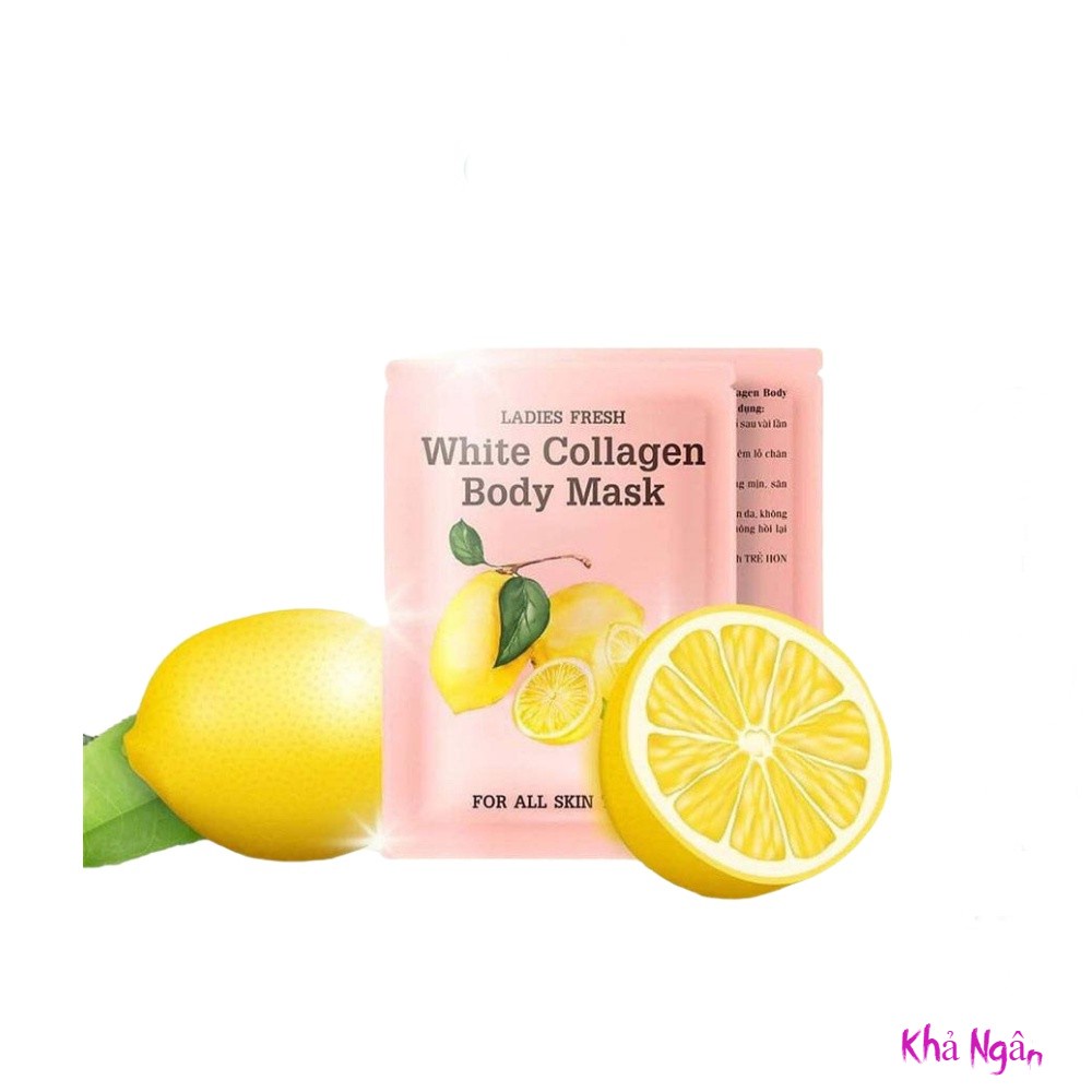 Hộp 3 Gói Ủ Tắm Trắng Chanh Body Mask