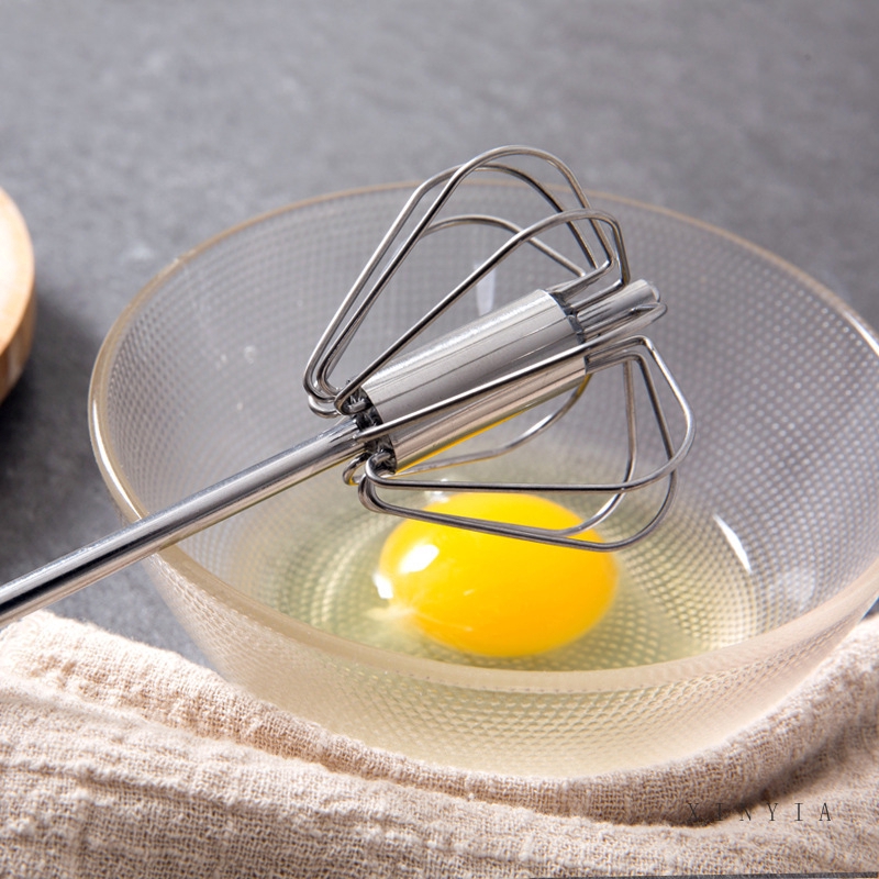 Dụng Cụ Đánh Trứng Làm Bọt Sữa Cầm Tay Bằng Thép Không Gỉ Dùng Trong Nhà Bếp