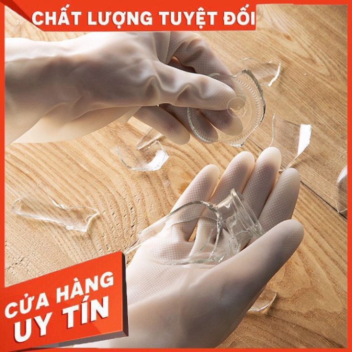 HH Bao Tay Rửa Chén Cao Su Hình Hươu Siêu Dai (Loại Ngắn)