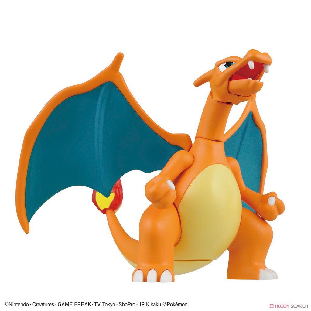 Bandai Pokepla Collection 43 Charizard Vs Dragonite Figure Rise Standard Mô Hình Đồ Chơi Lắp Ráp Anime Nhật