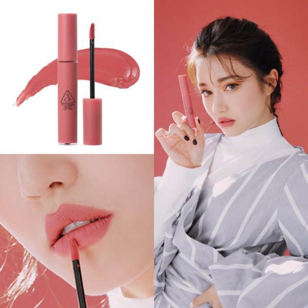 Son Kem Lì 3CE Velvet Lip Tint #Near And Dear - Màu Hồng Đất Số 5 - Chính Hãng Hàn Quốc