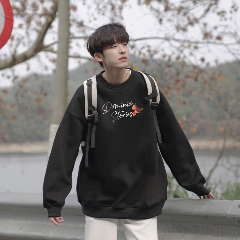 Áo sweater nam nữ unisex form rộng đôi len nỉ ngoại local brand đẹp cặp đôi ulzzang hàn quốc oversize dày mịn zip TOM V2