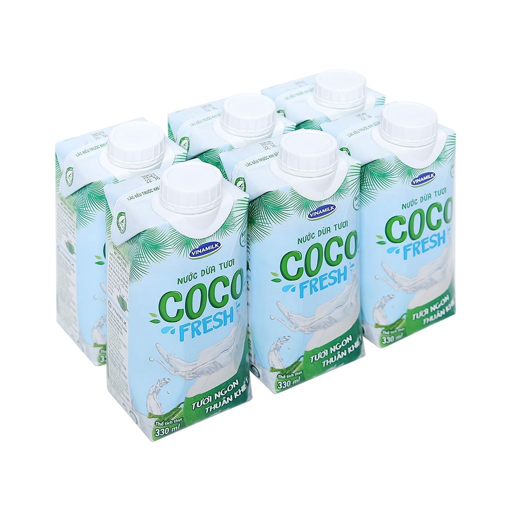 Nước Dừa Tươi Vinamilk Coco Fresh Hộp 330ml