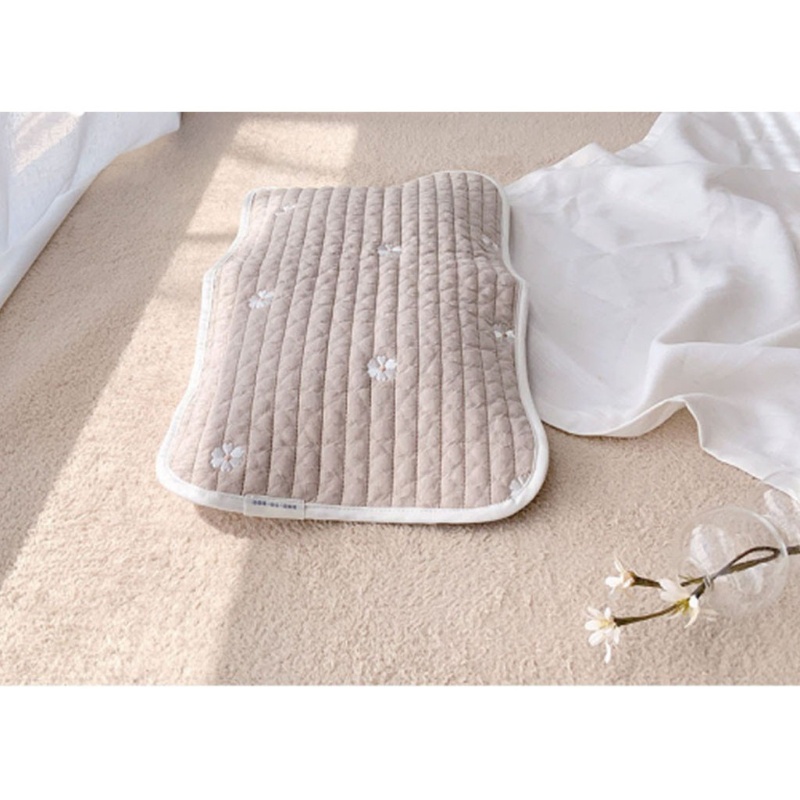 Vỏ Gối Cotton Mềm Thoáng Khí Thêu Hình Dễ Thương Cho Bé Sơ Sinh