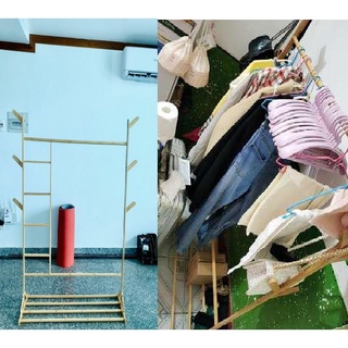 Giá Treo Quần Áo chất liệu gỗ tre, phong cách hiện đại sang trọng