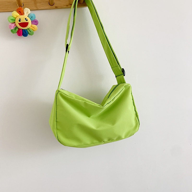 Túi Đeo Chéo Vải Canvas Nhiều Màu Mới Cho Nữ