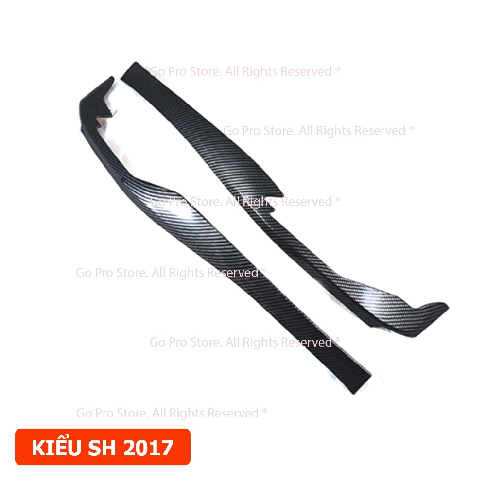 Ốp Hông Nẹp Sườn SH 2017 - 2019 Nhựa Xi
