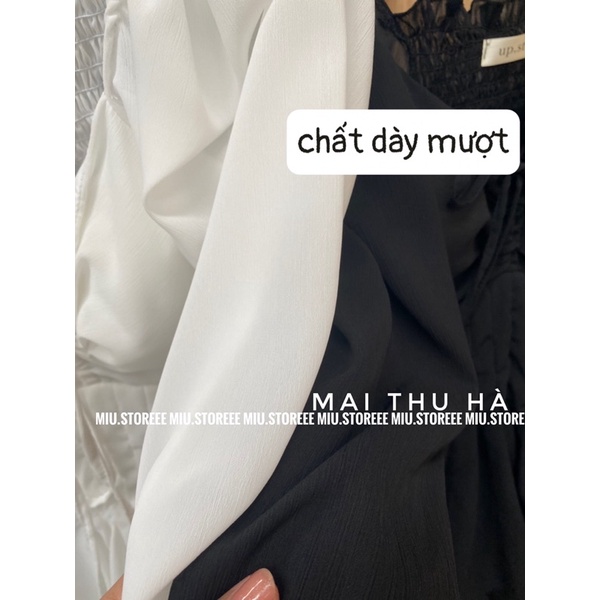 [ẢNH THẬT] ĐẦM VÁY THIÊN NGA CỔ YẾM HAI DÂY TRỄ VAI CUT OUT HỞ LƯNG DÀI TAY VOAN TƠ TRƠN ĐTNHTY | BigBuy360 - bigbuy360.vn