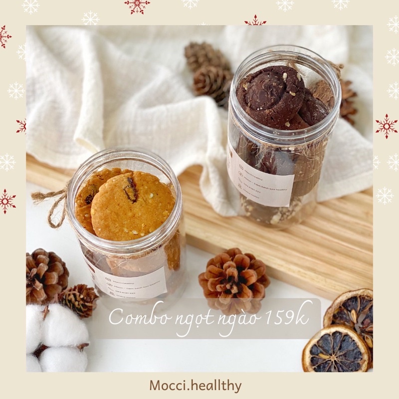 Combo Bánh Healthy Quy Yến Mạch Và Cookie Socola
