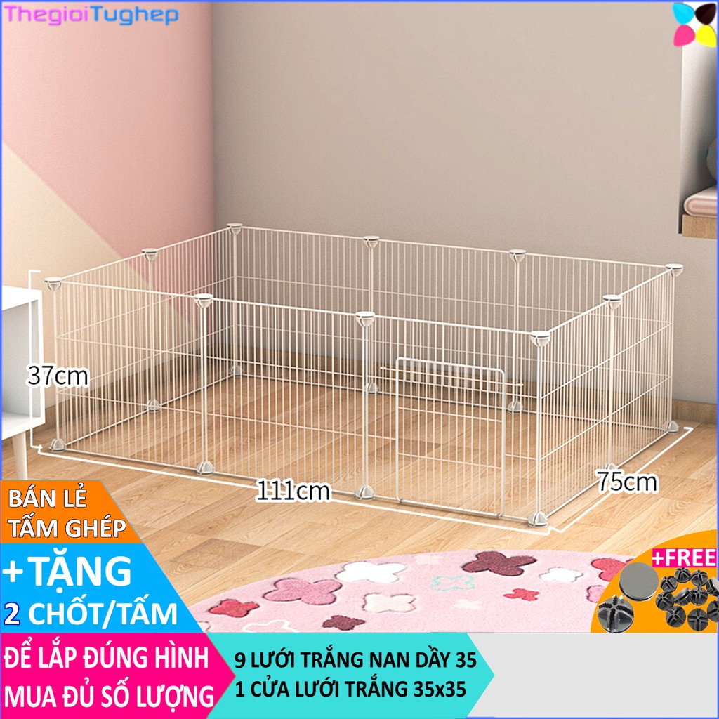 Quây chuồng chó, BÁN THEO TẤM, Tặng chốt, Quây chuồng mèo, thỏ, hamster