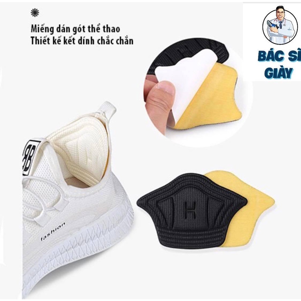 Miếng Dán Lót Giày Bảo Vệ Gót Chân, Tăng Size Chống Nhấc Gót, Trầy Gót Sau