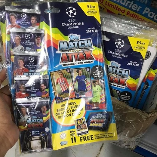 [ Multi Pack ] Match Attax Champion League mùa 2017/18