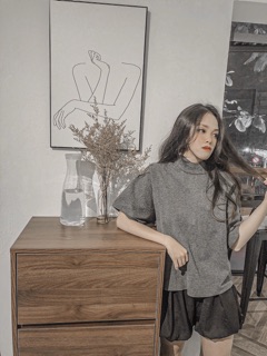 Áo dạ cape mềm mại cổ 3 phân (ẢNH THẬT)